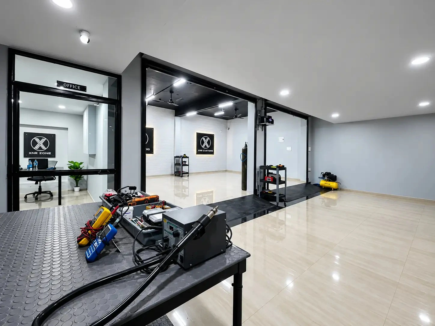 XNR ZONE studio workspace interior